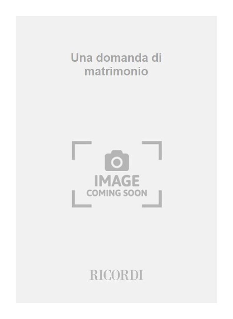 Una domanda di matrimonio